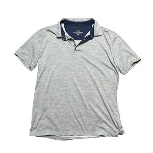 ROYAL ROBBINS Merinolux Polo Shirt Light Gray Size Large